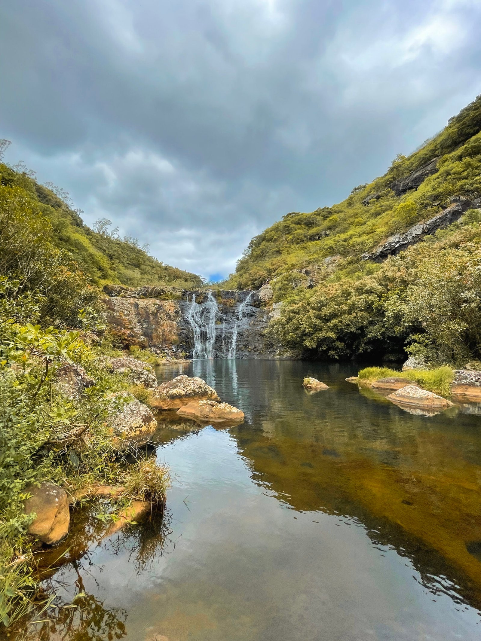 cascade ile maurice paysage