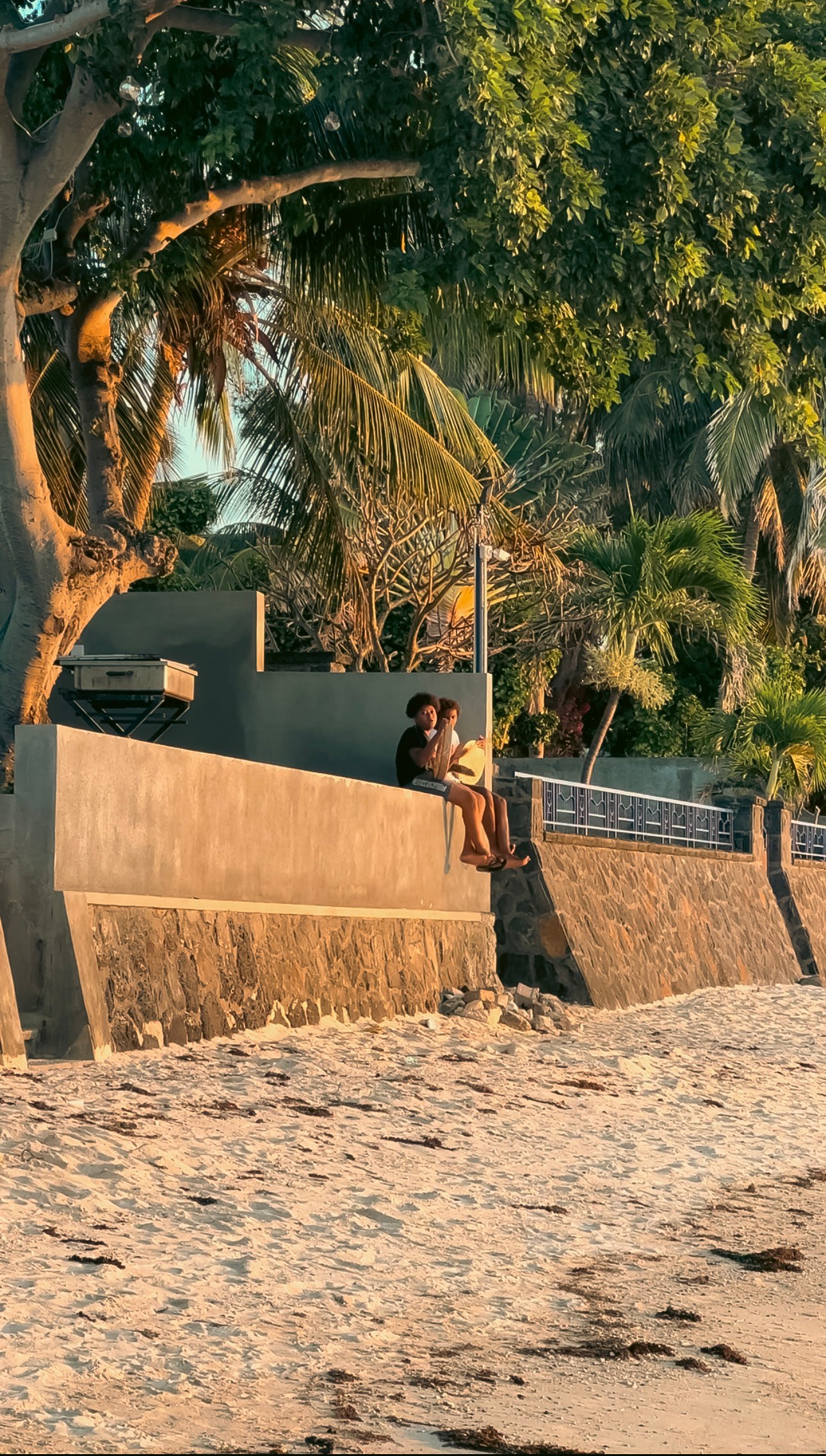 enfant plage ile maurice